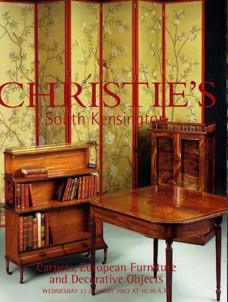 Christies January 2002 Carpets, European Furniture & Decorative (Digital Only)
