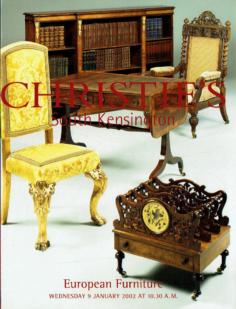 Christies January 2002 European Furniture (Digitial Only)