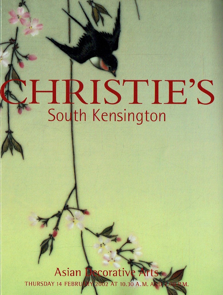 Christies February 2002 Asian Decorative Arts (Digital Only)