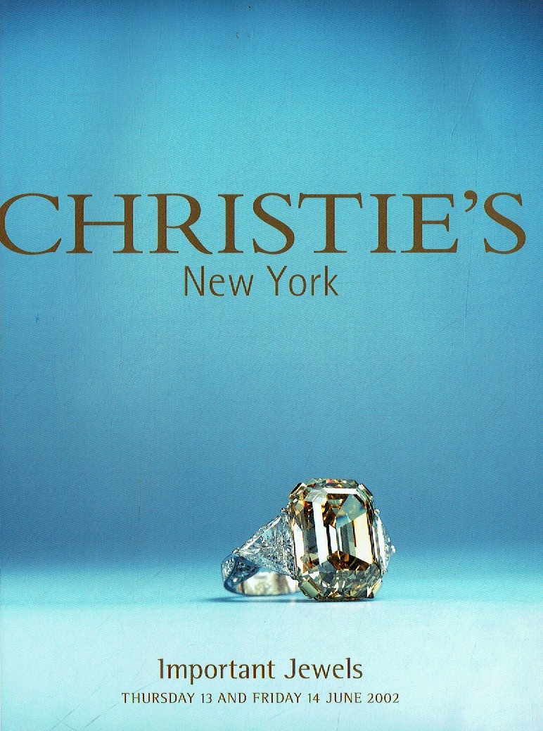 Christies June 2002 Important Jewels (Digitial Only)