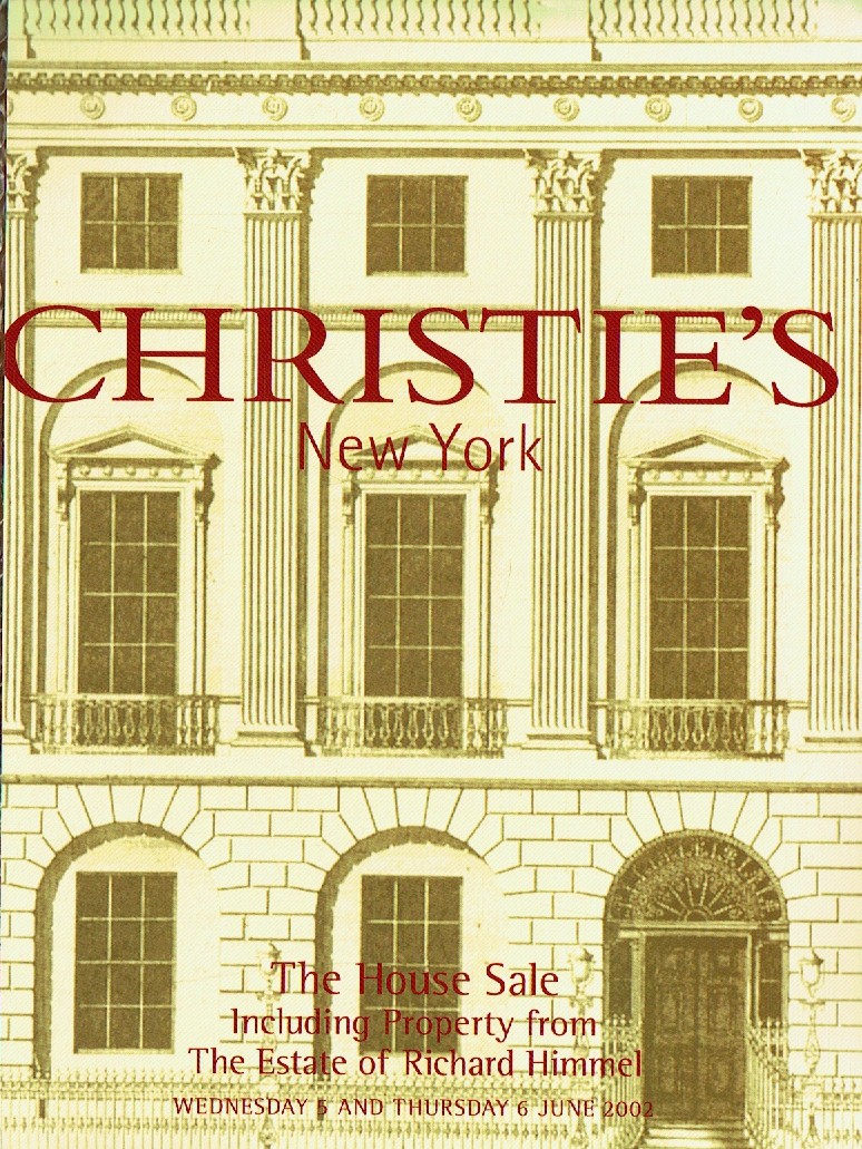 Christies June 2002 The House Sale including Property from (Digital Only)