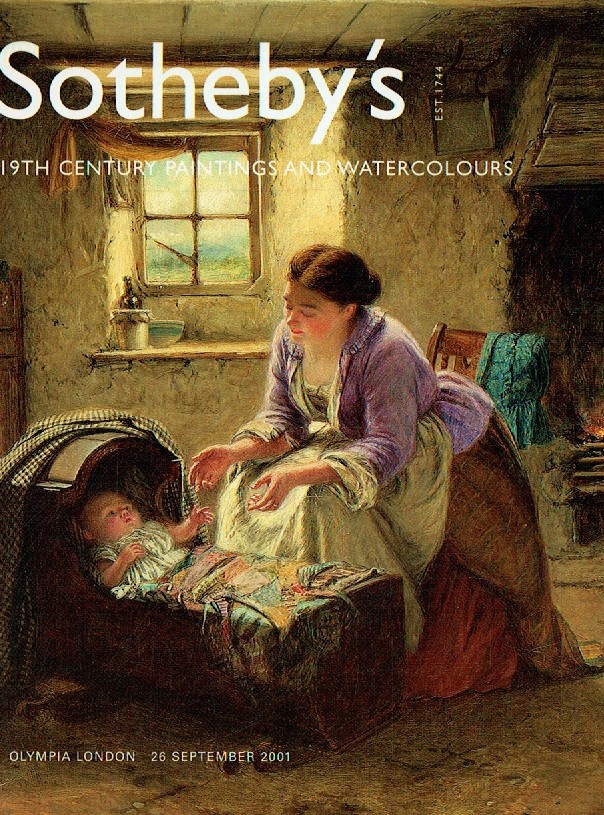 Sothebys September 2001 19th Century Paintings & Watercolours (Digital Only)