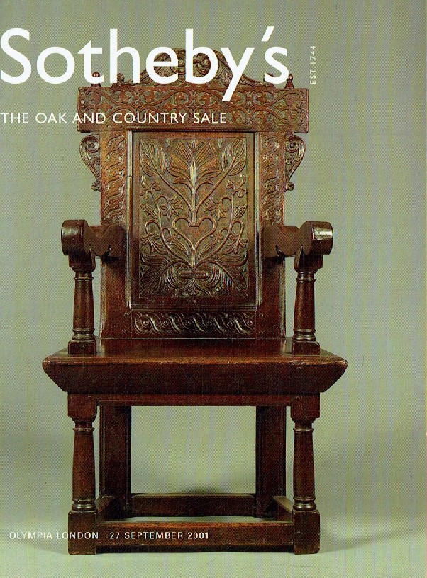Sothebys September 2001 The Oak and Country Sale (Digitial Only)