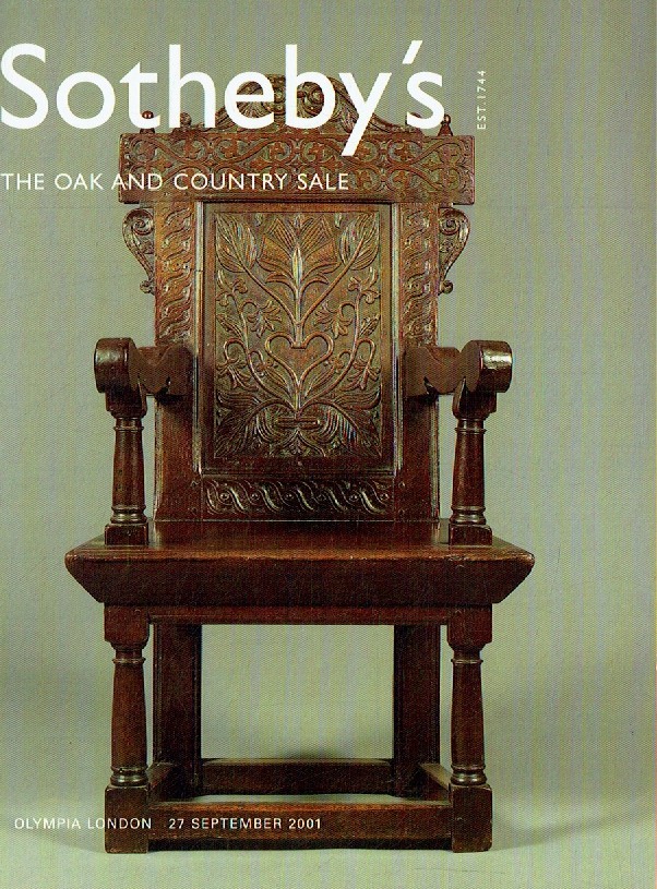 Sothebys September 2001 The Oak and Country Sale (Digital Only)