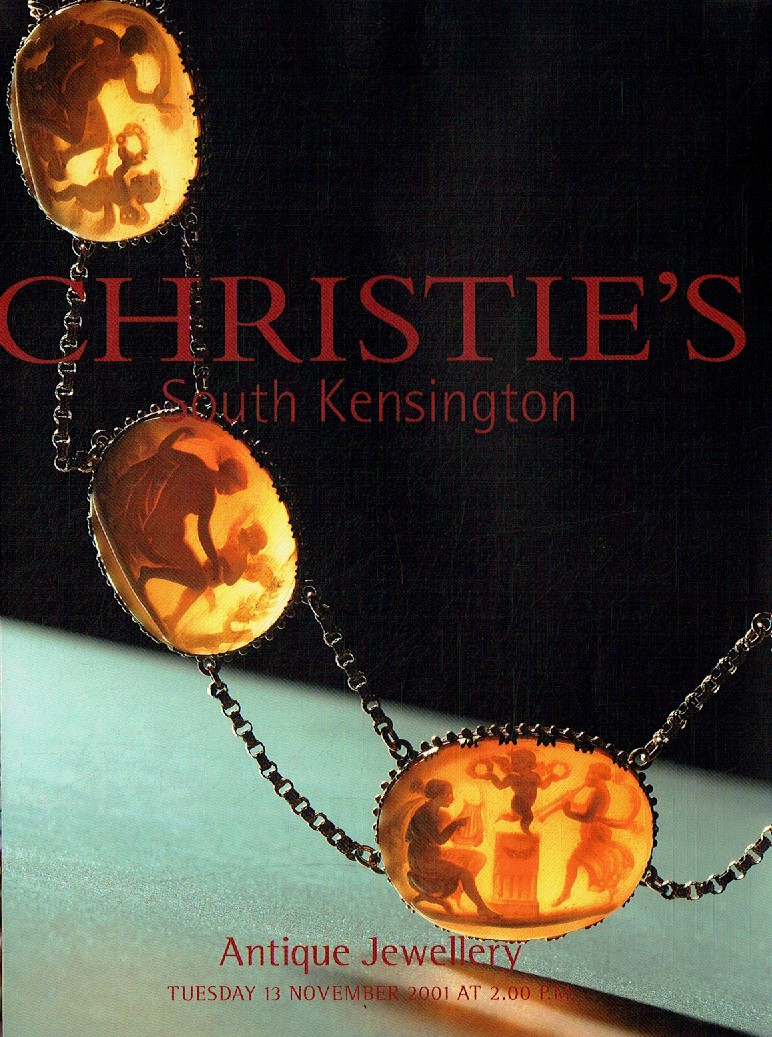 Christies November 2001 Antique Jewellery (Digital Only)