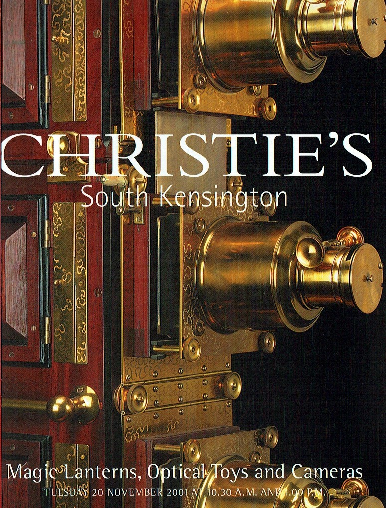 Christies November 2001 Magic Lanterns, Optical Toys & Cameras (Digital Only)