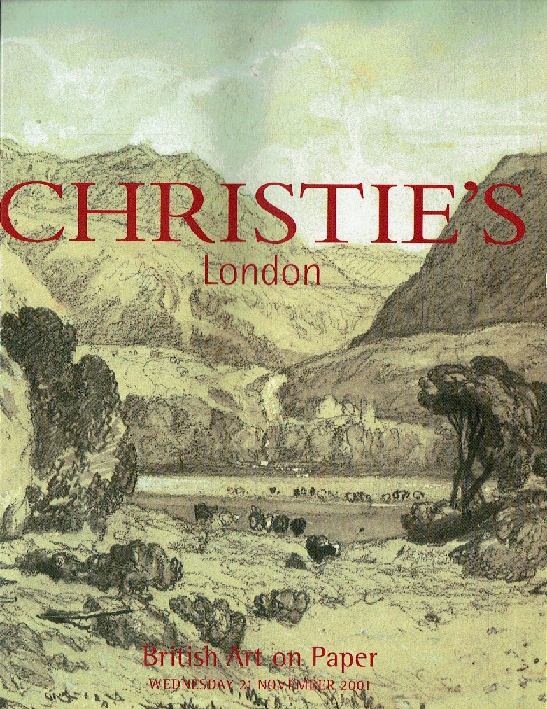 Christies November 2001 British Art on Paper (Digital Only)