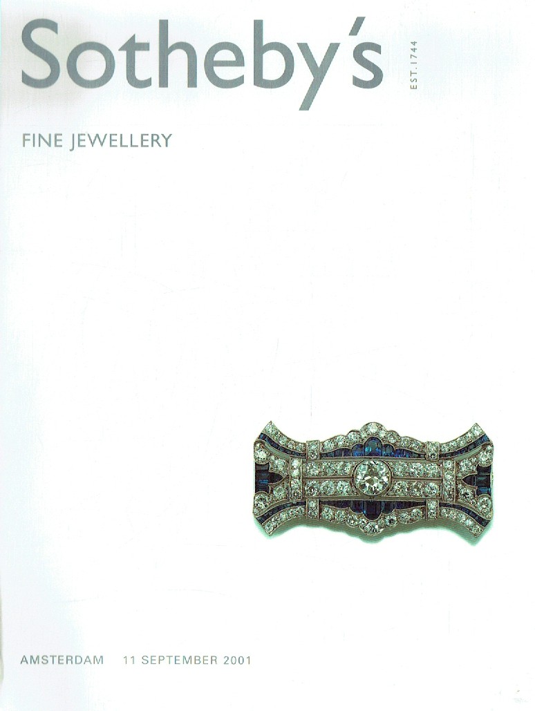 Sothebys September 2001 Fine Jewellery (Digitial Only)
