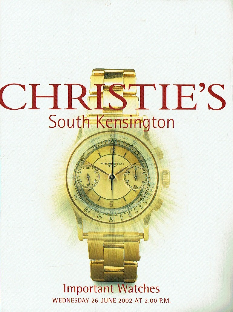 Christies June 2002 Important Watches (Digital Only)