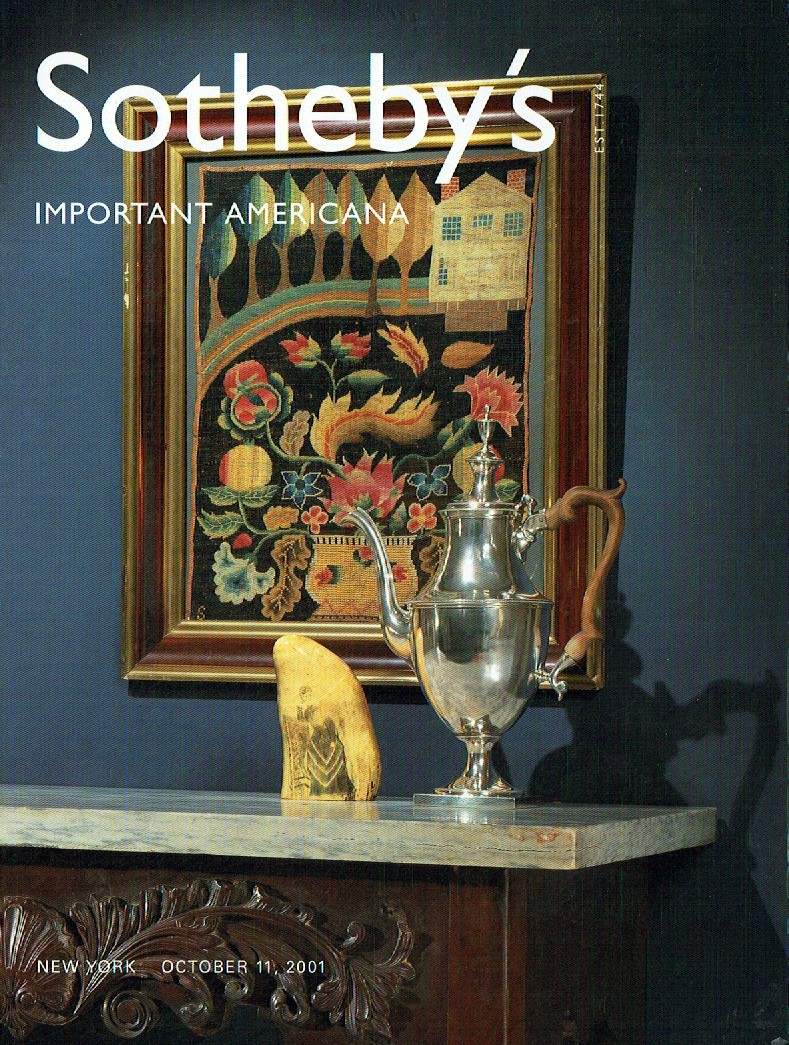 Sothebys October 2001 Important Americana (Digital Only)