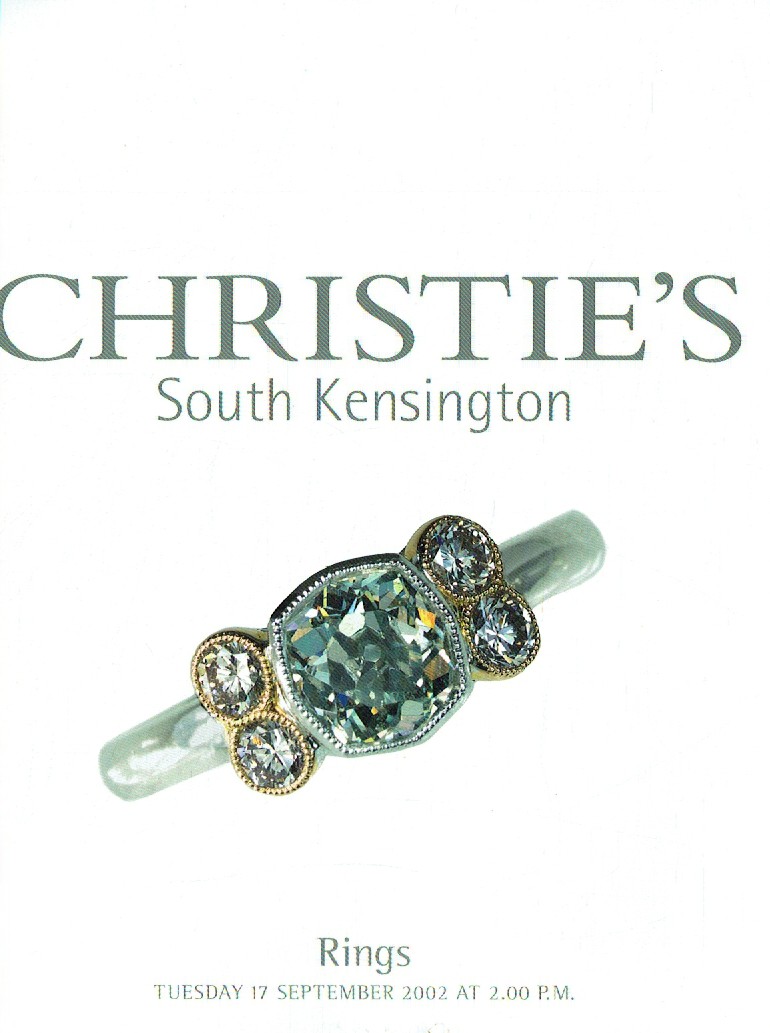 Christies September 2002 Rings (Digitial Only)
