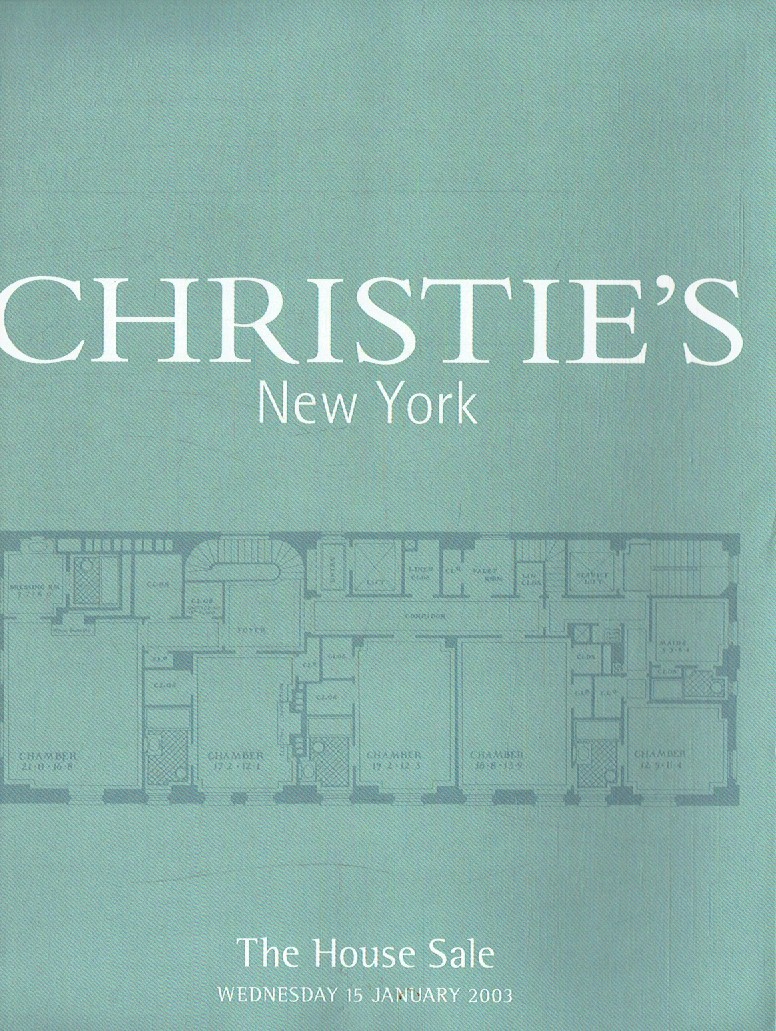 Christies January 2003 The House Sale (Digital Only)