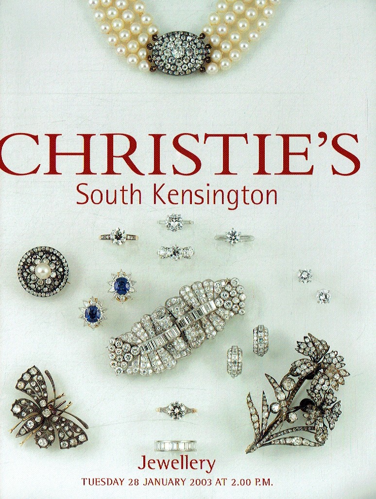Christies January 2003 Jewellery (Digitial Only)