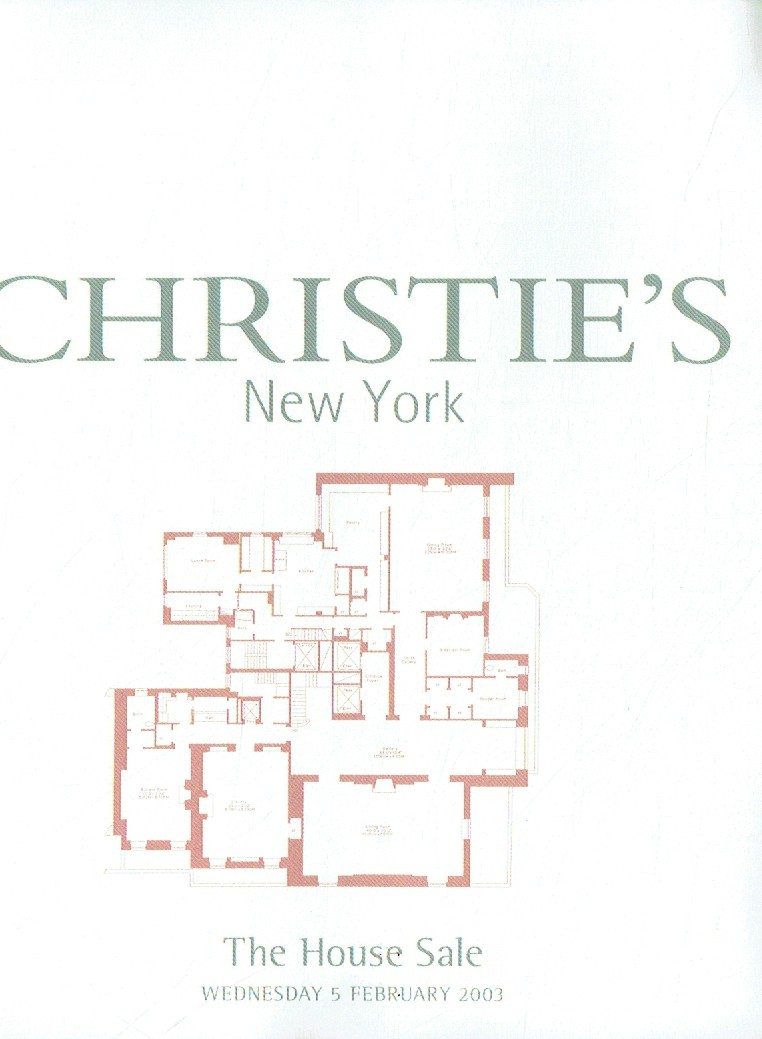 Christies February 2003 The House Sale (Digital Only)