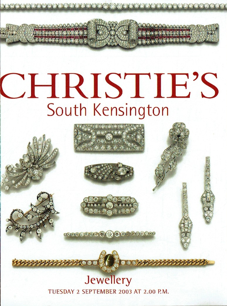 Christies September 2003 Jewellery (Digital Only)