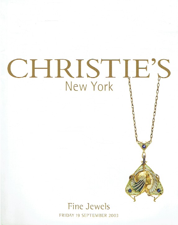Christies September 2003 Fine Jewels (Digital Only)