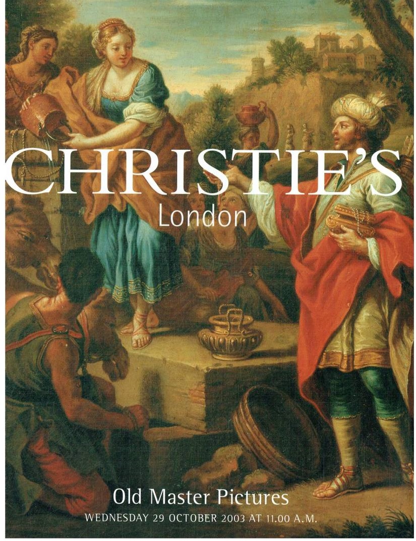 Christies October 2003 Old Master Pictures (Digital Only)