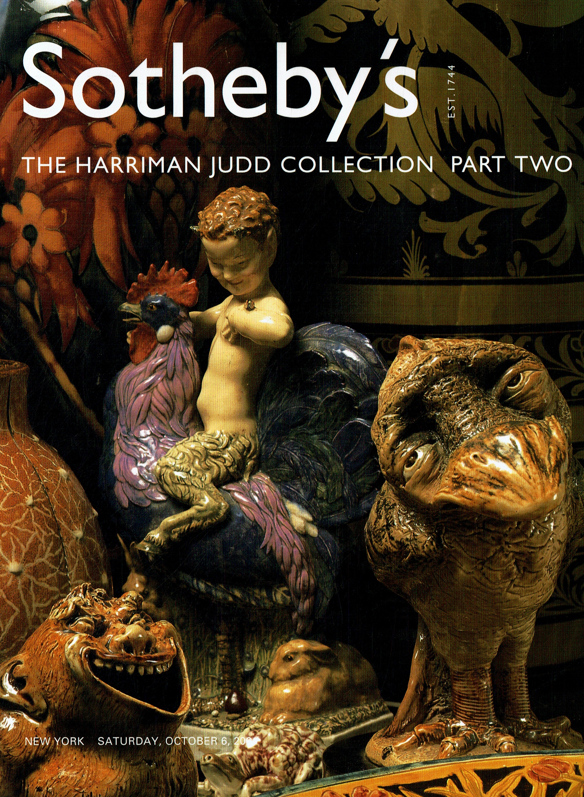 Sothebys October 2001 Harriman Judd Collection Art Pottery 2 (Digital Only)