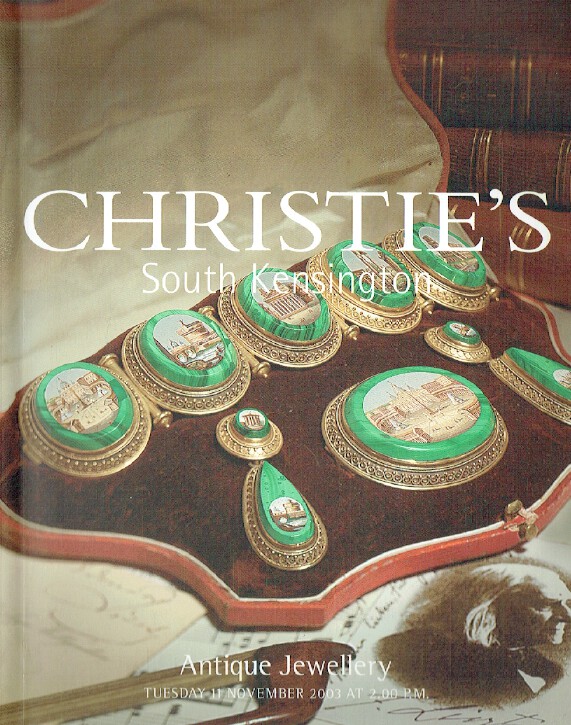 Christies November 2003 Antique Jewellery (Digitial Only)