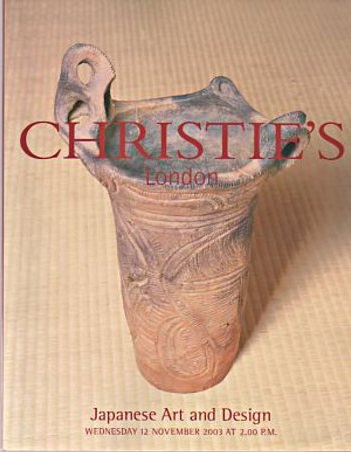 Christies November 2003 Japanese Art and Design (Digital Only)