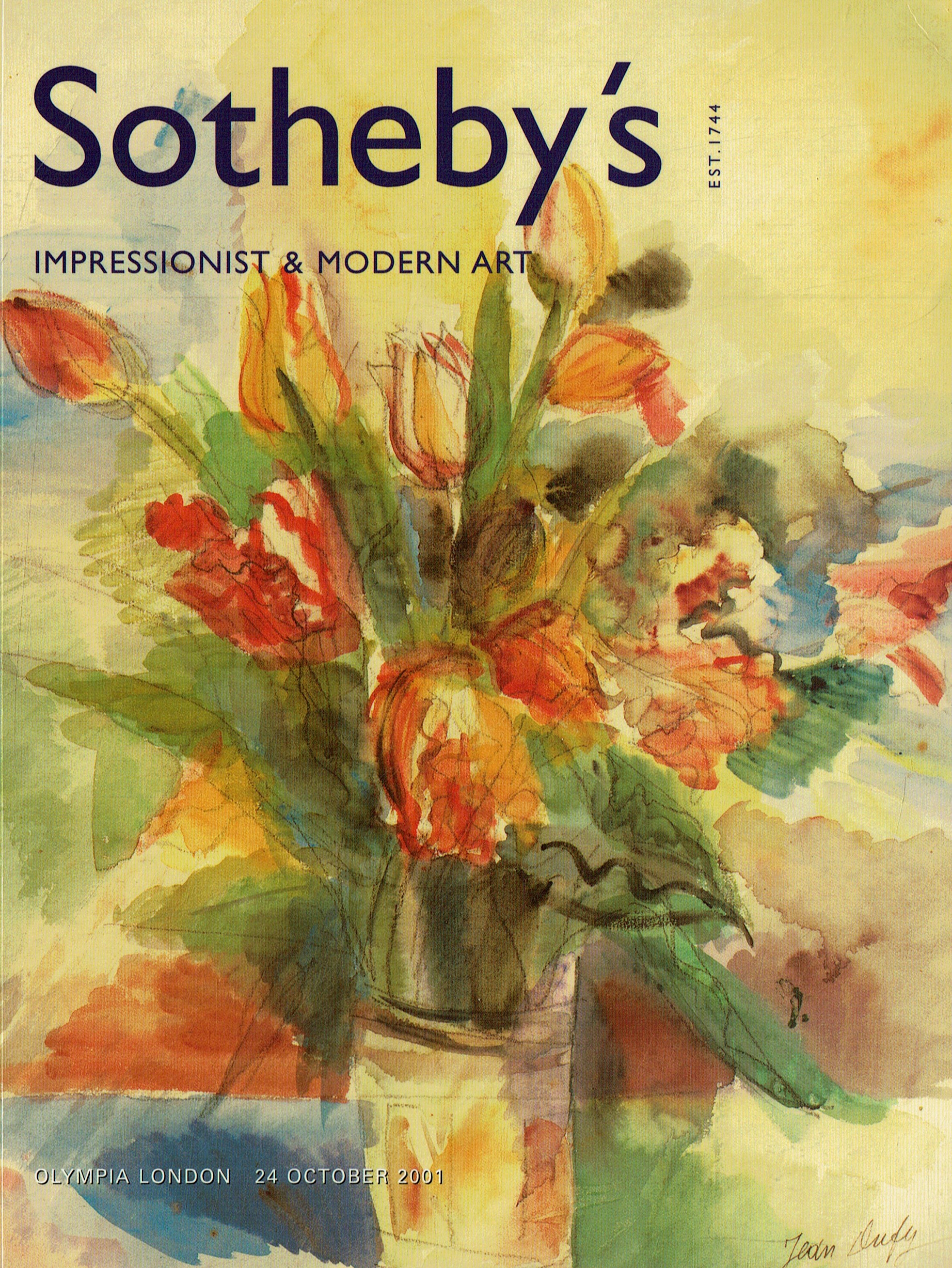 Sothebys October 2001 Impressionist & Modern Art (Digitial Only)