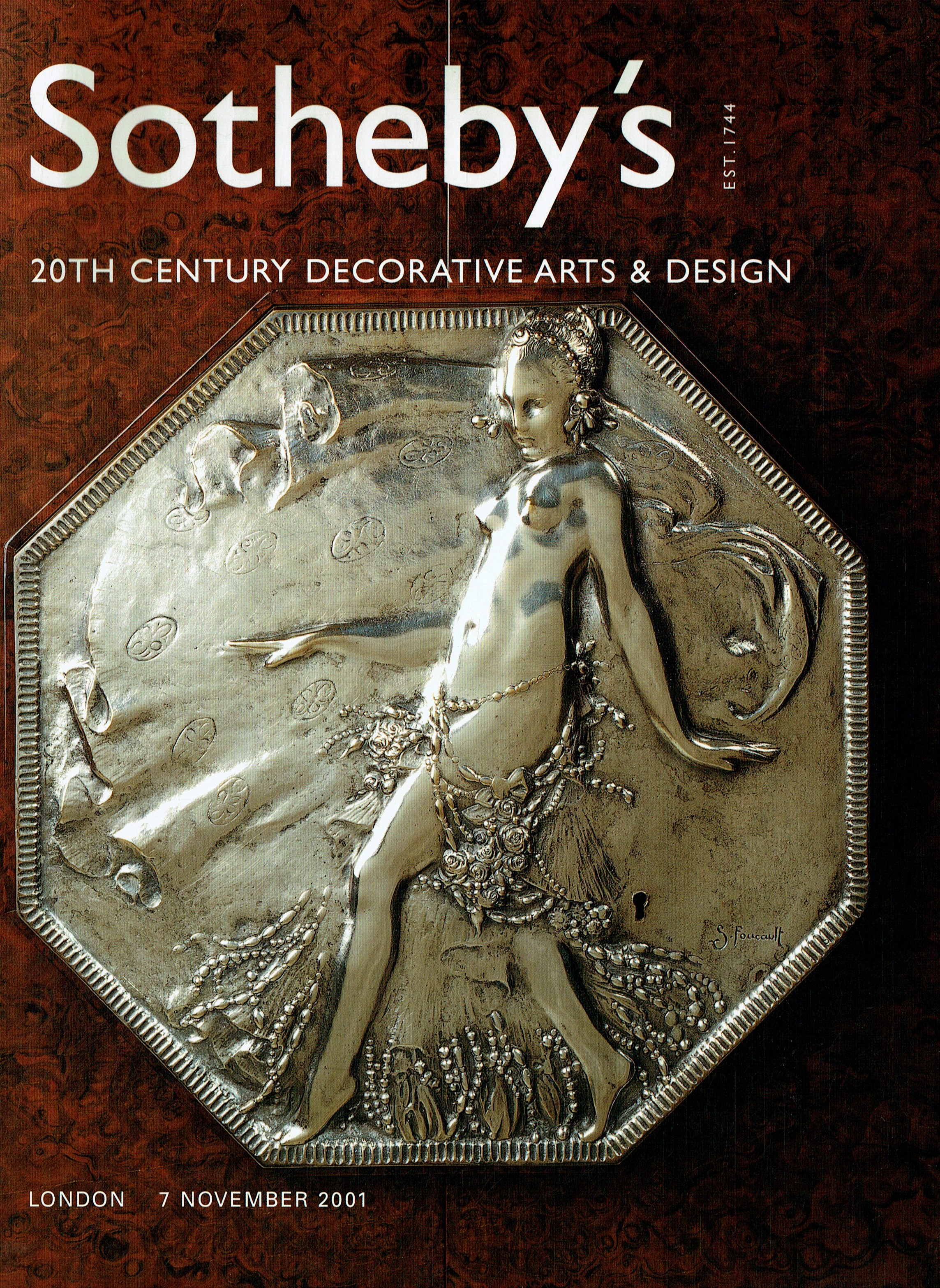 Sothebys November 2001 20th Century Decorative Arts & Design (Digitial Only)