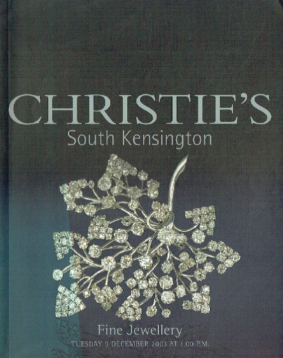 Christies December 2003 Fine Jewellery (Digital Only)