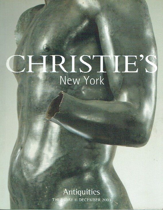 Christies December 2003 Antiquities (Digitial Only)