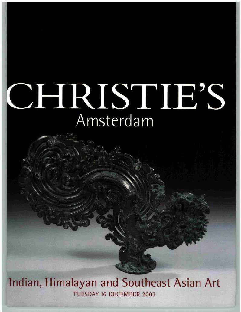 Christies December 2003 Indian, Himalayan and Southeast Asian Art (Digital Only