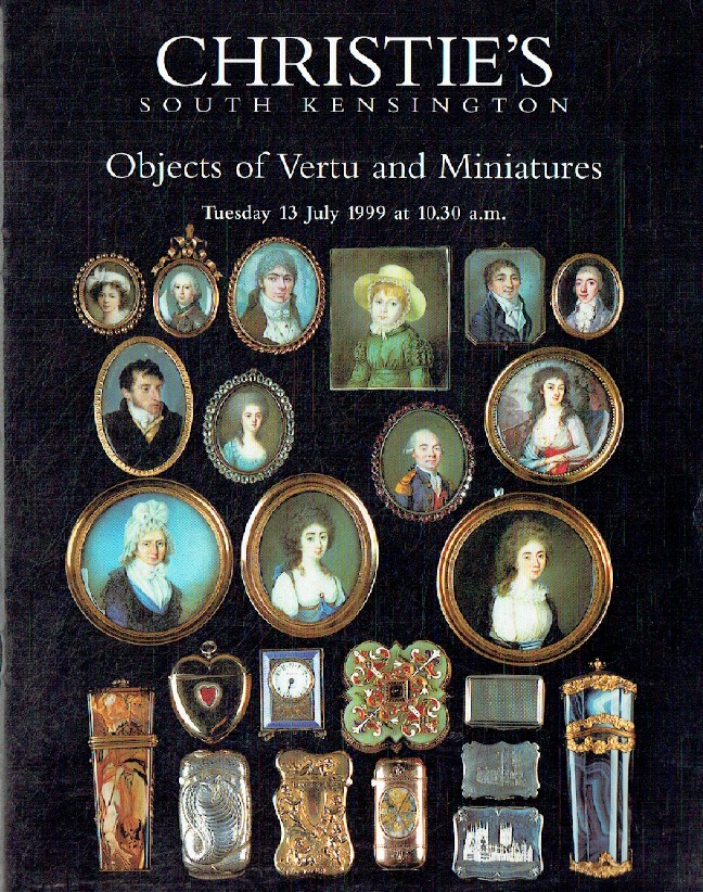 Christies July 1999 Objects of Vertu & Miniatures (Digital Only)