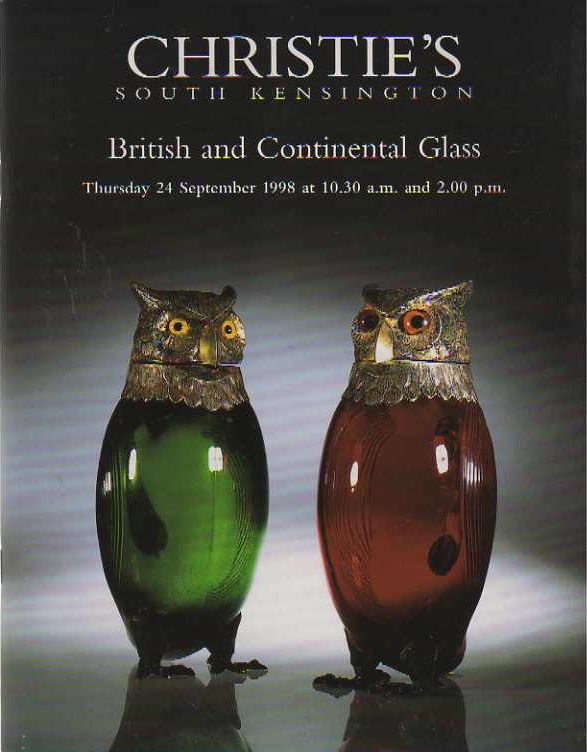 Christies September 1999 British & Continental Glass (Digital Only)