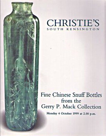 Christies October 1999 Fine Chinese Snuff Bottles from the Gerry (Digital Only)