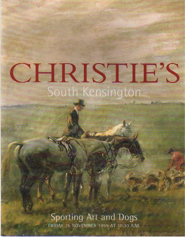 Christies November 1999 Sporting Art & Dogs (Digital Only)