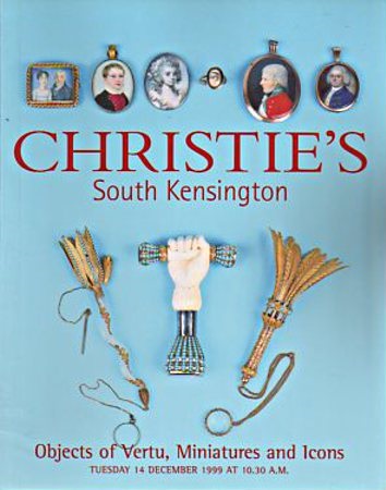 Christies December 1999 Objects of Vertu, Miniatures and Icons (Digital Only)
