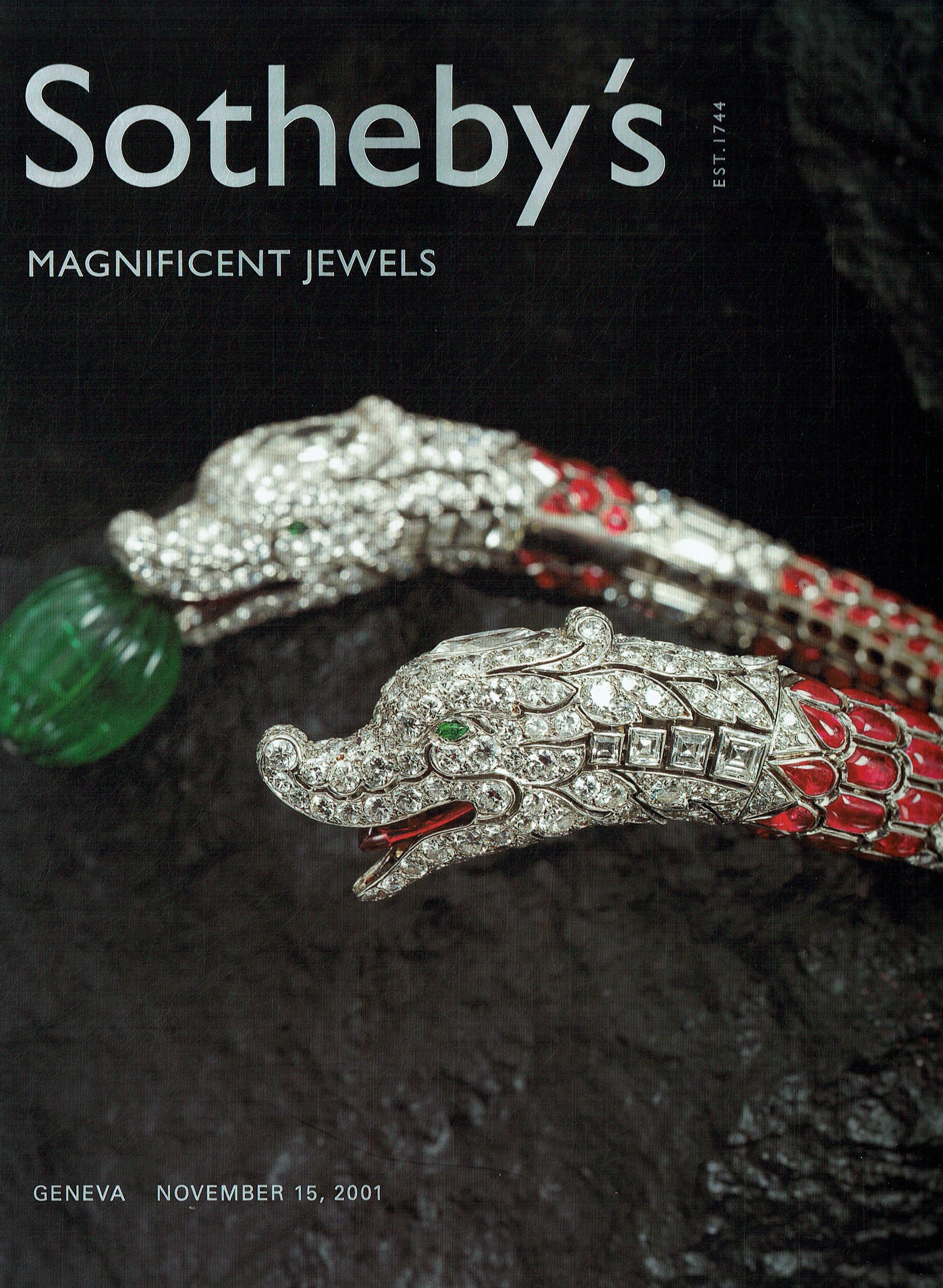 Sothebys November 2001 Magnificent Jewels (Digitial Only)