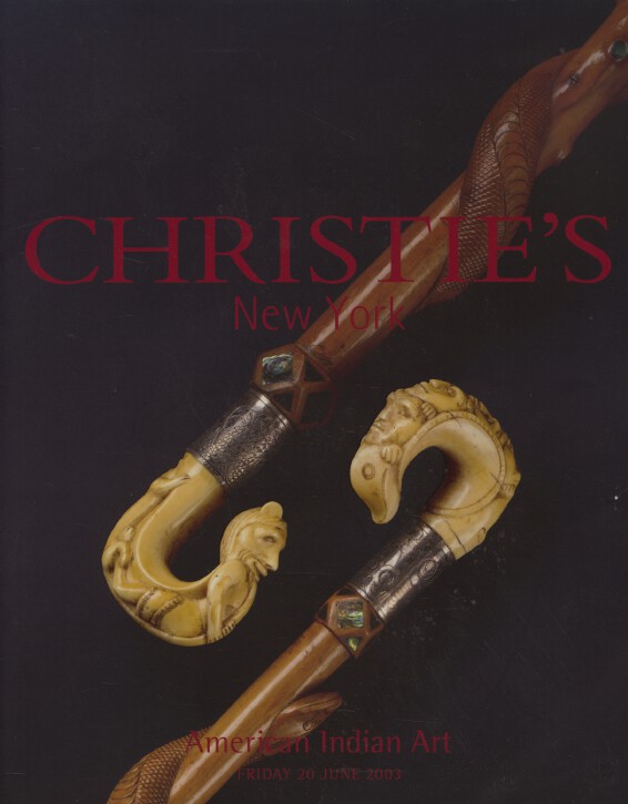 Christies June 2003 American Indian Art (Digital Only)