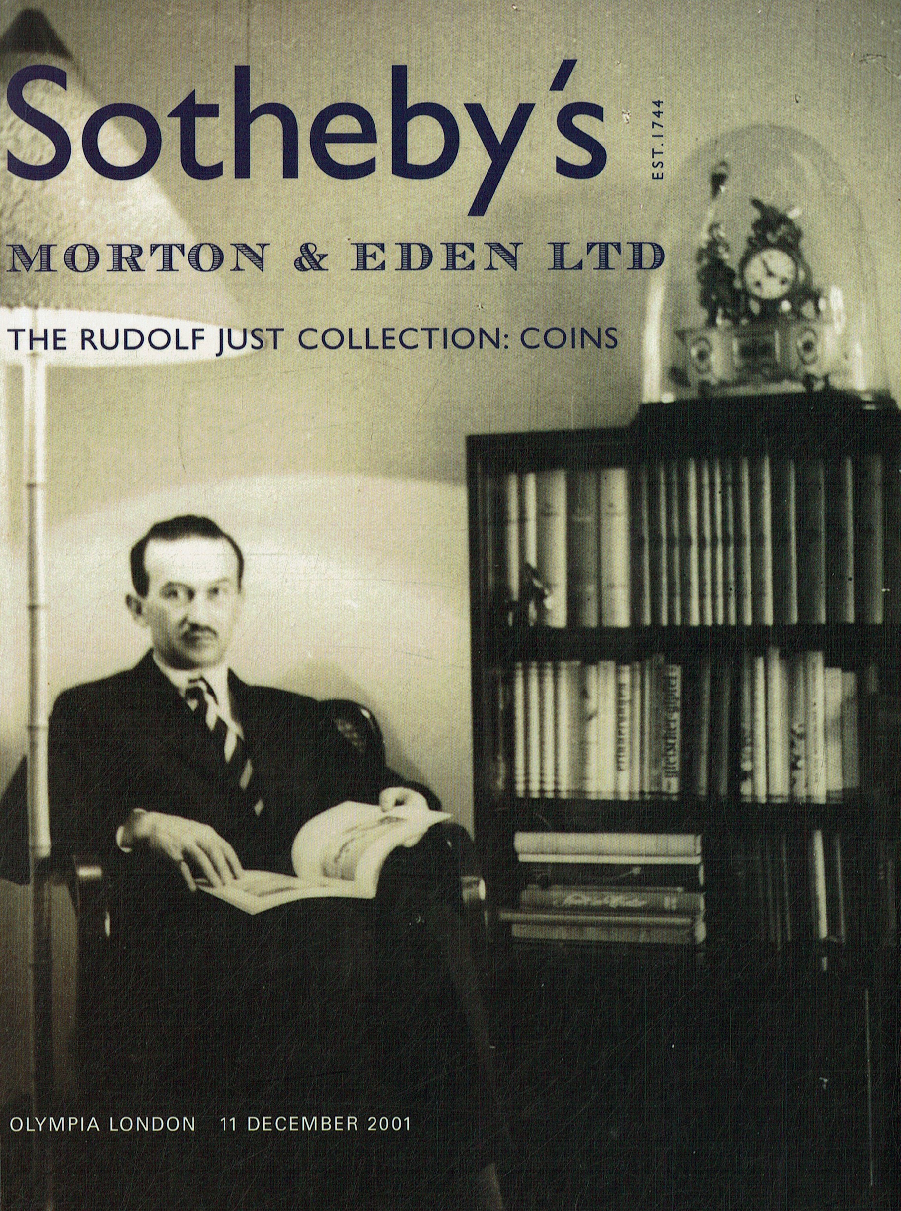 Sothebys December 2001 The Rudolf Just Collection Coins (Digital Only)