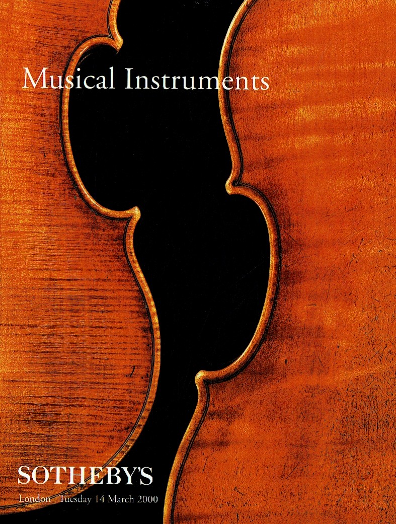 Sothebys March 2000 Musical Instruments (Digitial Only)