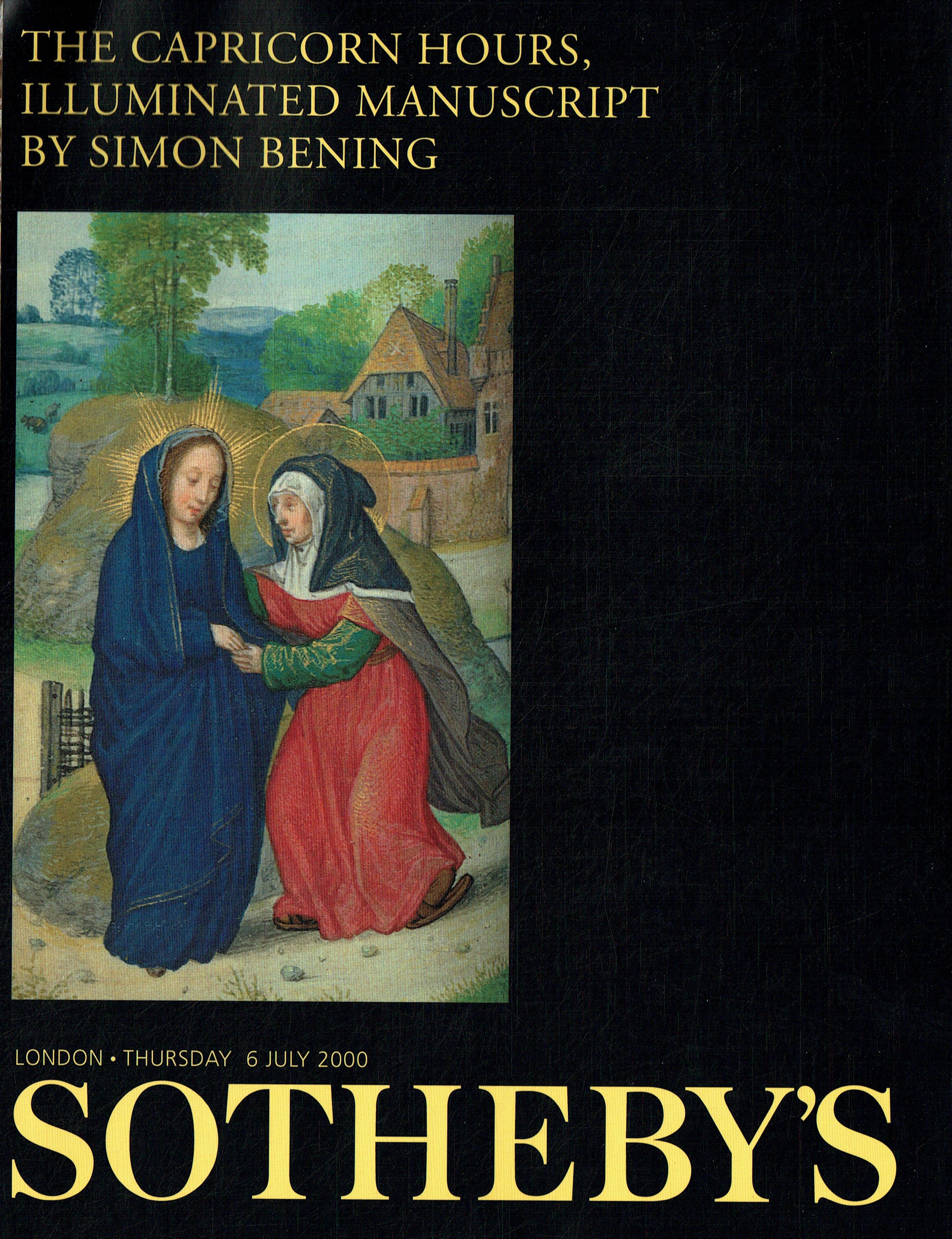Sothebys July 2000 The Capricorn Hours, Illuminated Manuscripts B (Digital Only)