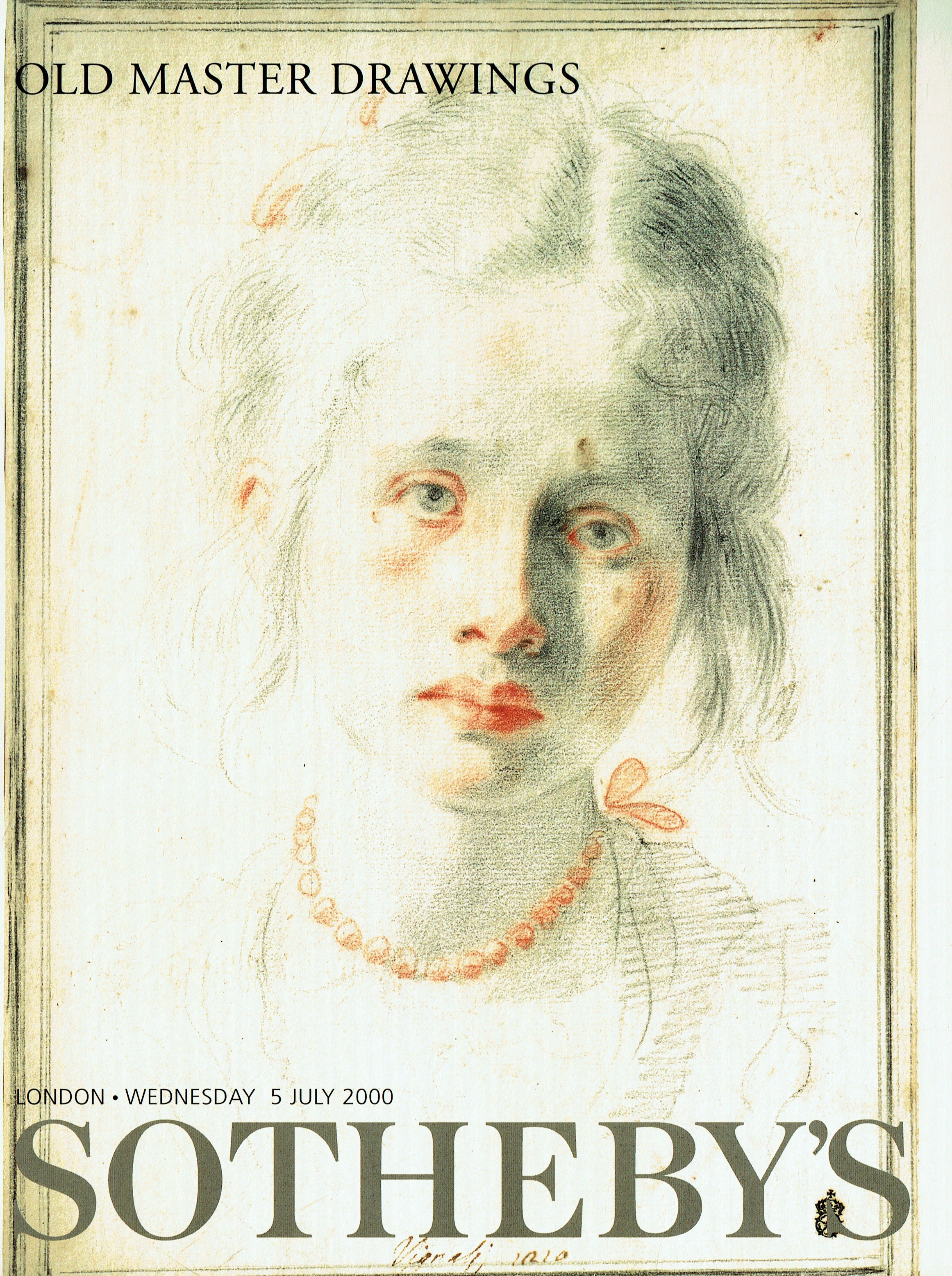 Sothebys July 2000 Old Master Drawings (Digitial Only)