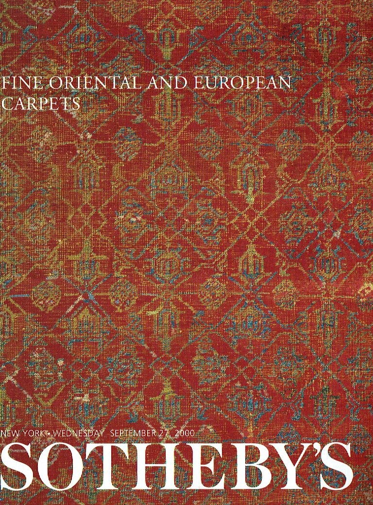 Sothebys September 2000 Fine Oriental & European Carpets (Digital Only)