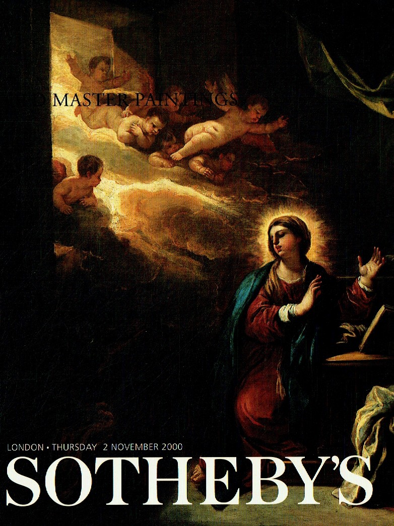 Sothebys November 2000 Old Master Paintings (Digitial Only)
