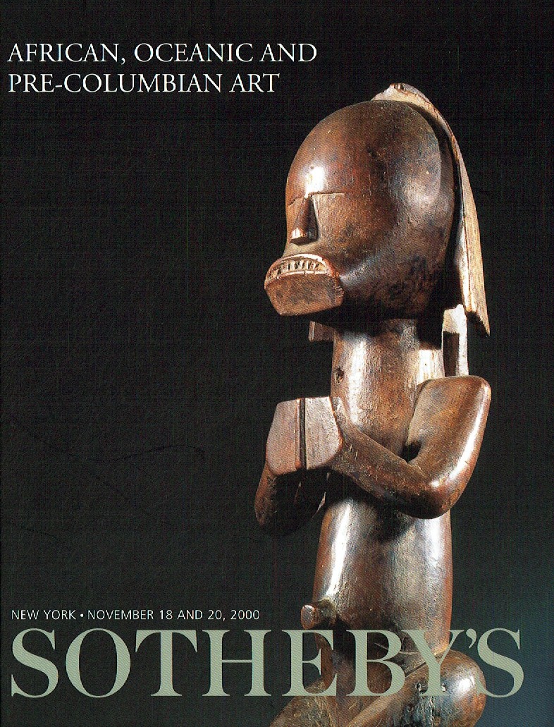 Sothebys & 20th November 2000 African, Oceanic & Pre-Columbian Ar (Digital Only