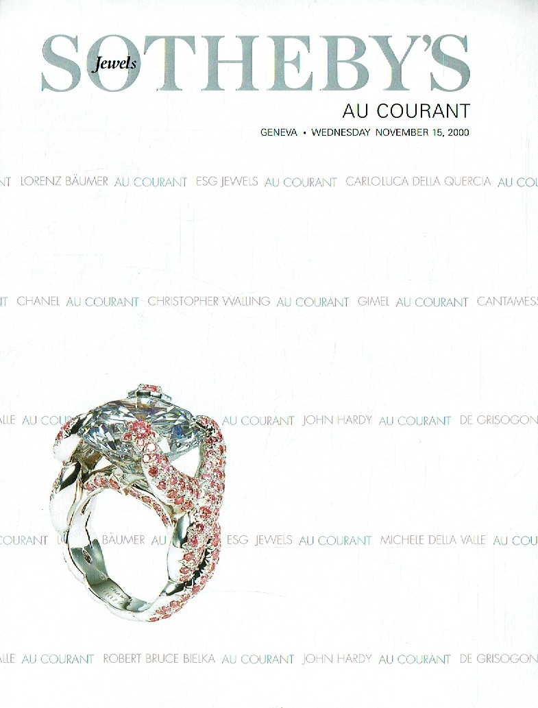 Sothebys November 2000 Contemporary Jewellery (Digitial Only)