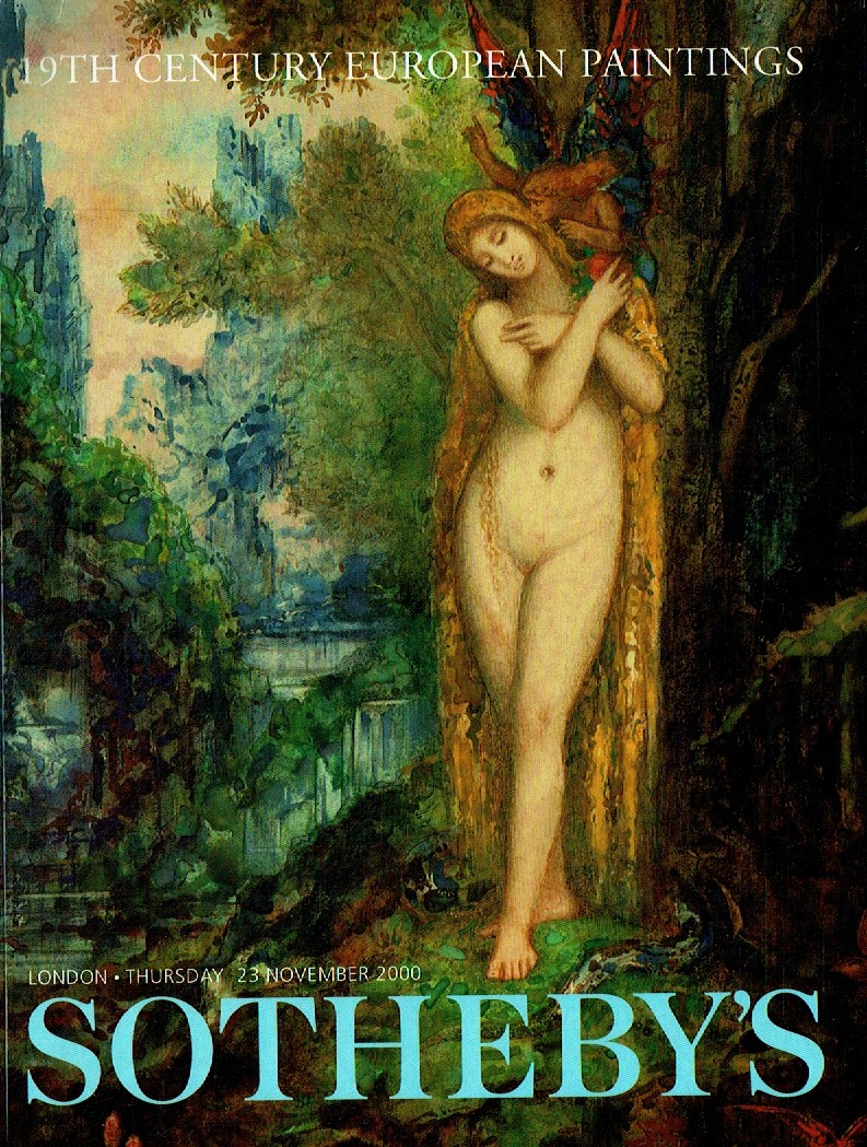 Sothebys November 2000 19th Century European Paintings (Digitial Only)