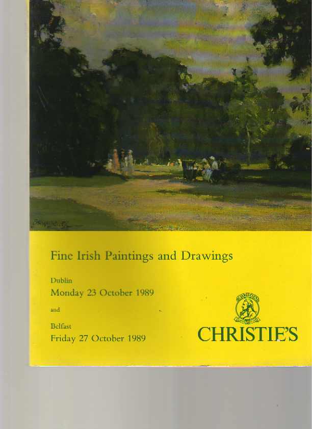 Christies October 1989 Fine Irish Paintings & Drawings (Digital Only)
