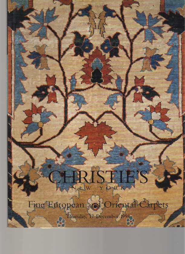 Christies December 1998 Fine European & Oriental Carpets (Digital Only)