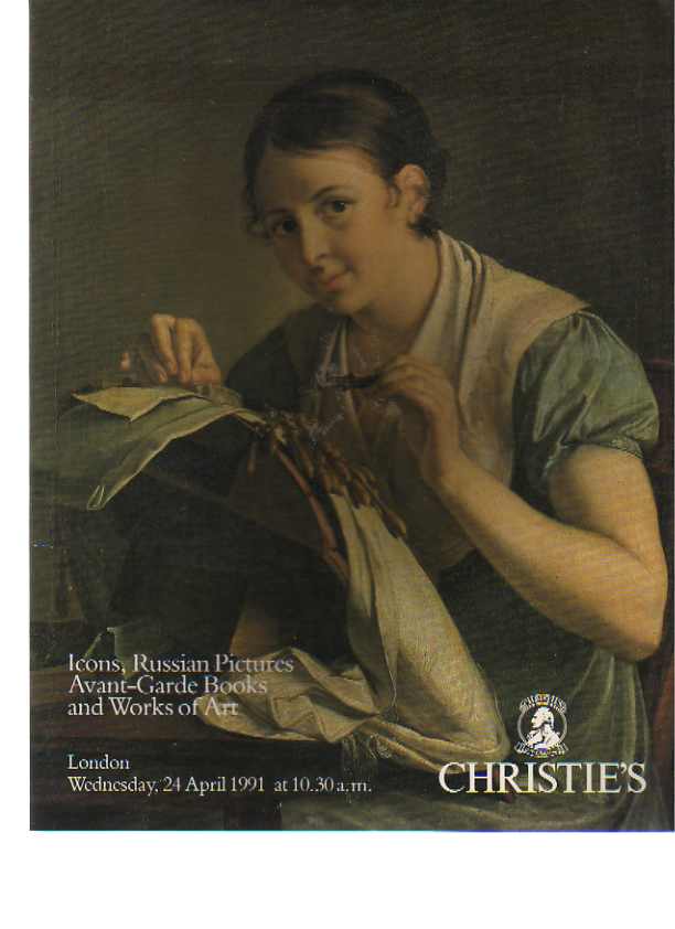 Christies April 1991 Icons, Russian Pictures, Avant-Garde Books (Digital Only)