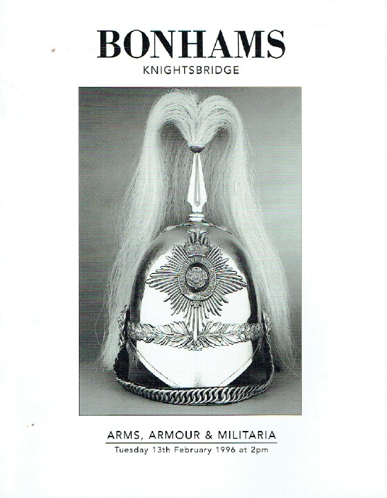 Bonhams February 1996 Arms, Armour and Militaria (Digitial Only)