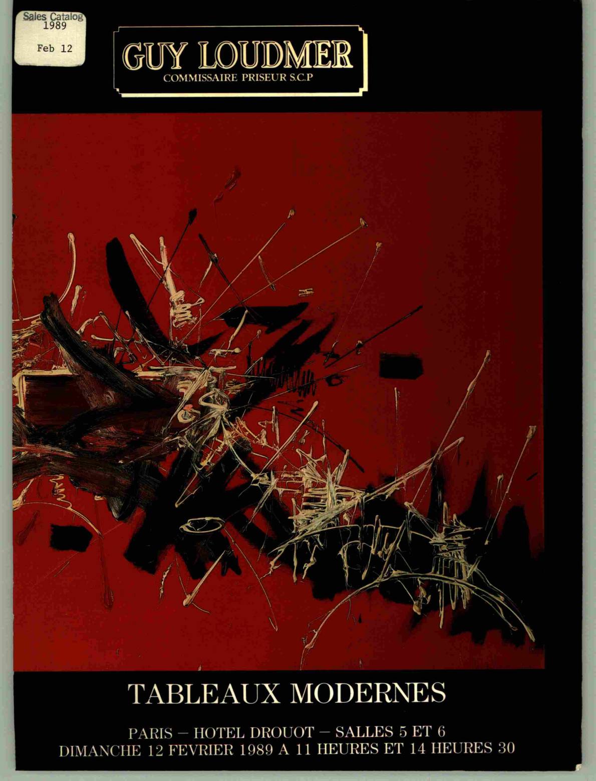 Guy Loudmer February 1989 Modern Paintings (Digital only)